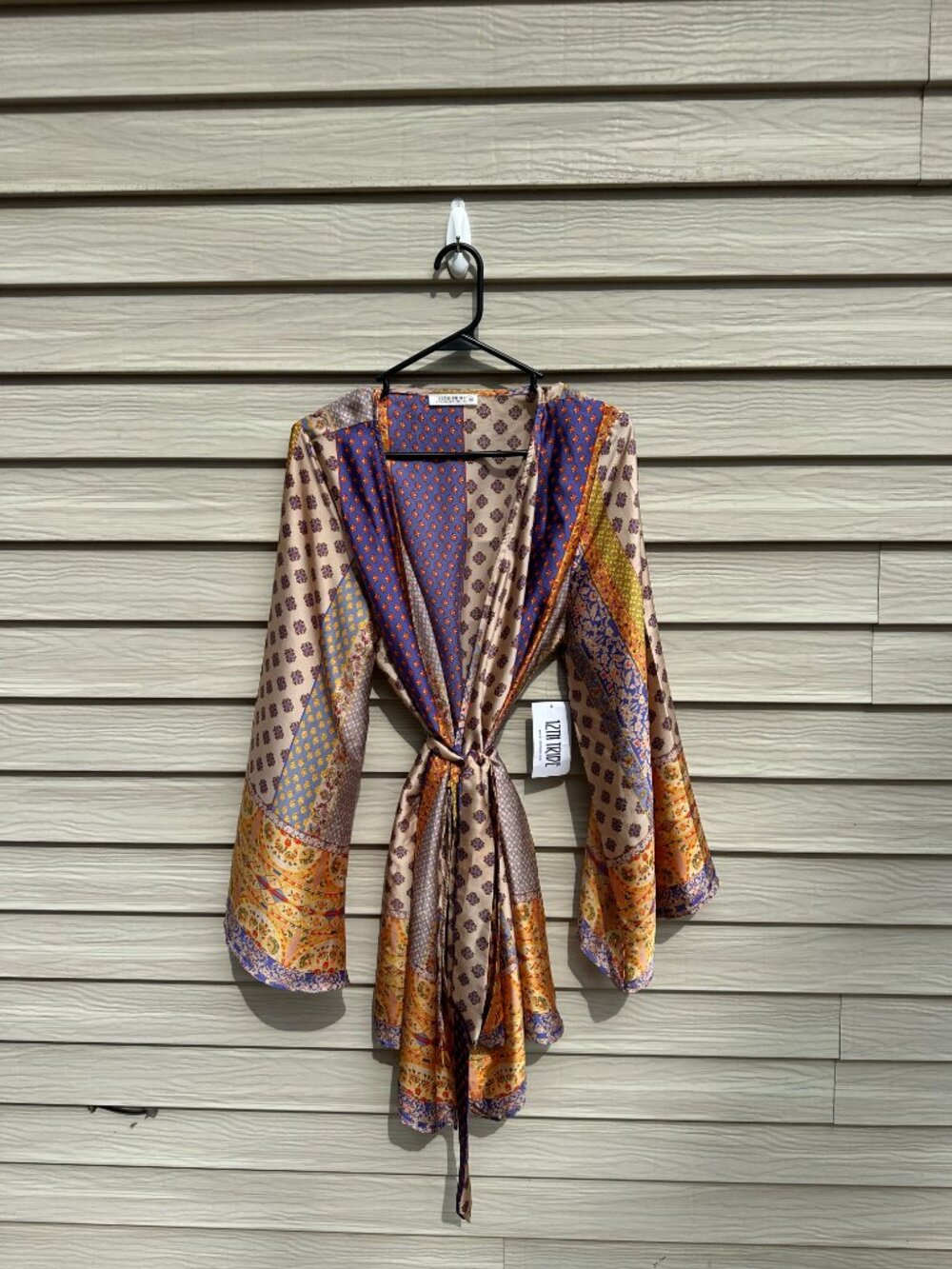 Gold Standard Multicolored Kimono Dress - (from) 12th Tribe - Picture 2 of 6